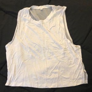 White crop tank